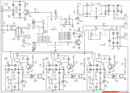 PIC單片機控制的電話小總機 PIC單片機控制的電話小總機